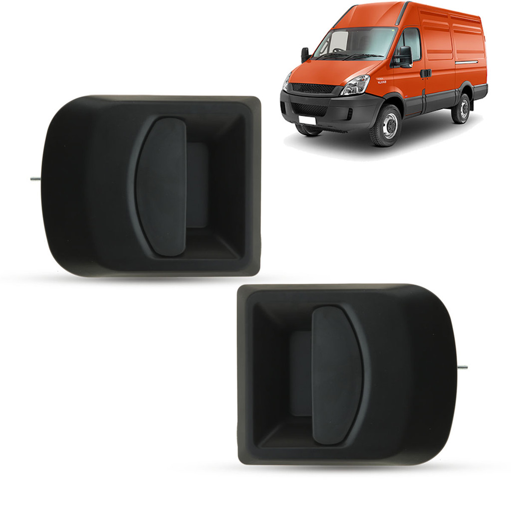 Par Maçaneta Externa da Porta Dianteira Iveco Daily 2008 2009 2010 2011 2012 2013 2014 2015 2016 2017 2018 2019