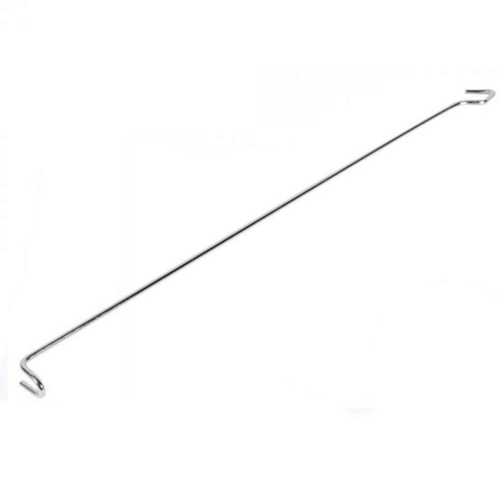Antena Corta Pipa Cromo Forte Fixa Cromado Peças Acessórios Para Moto