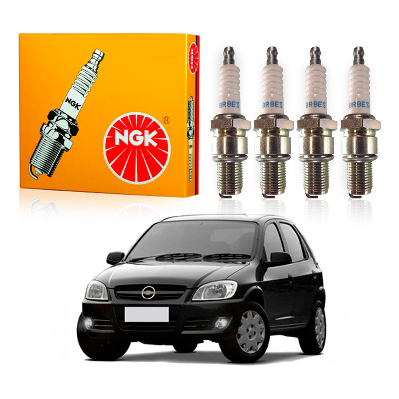 Jogo Velas Ngk Celta 1.0 Vhc Flex 2005 A 2012