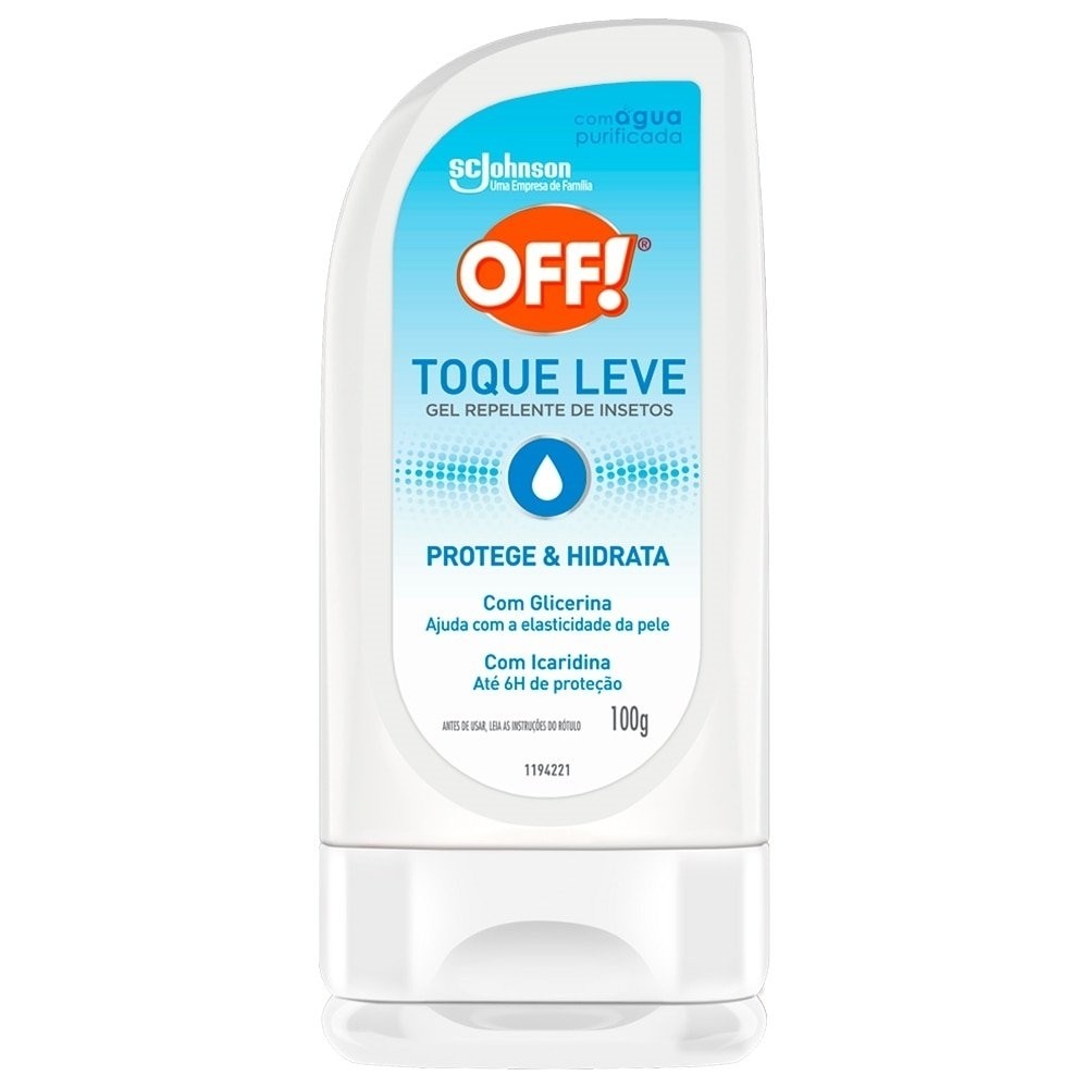 Repelente de Insetos Off Gel | Toque Leve Glicerina e Icaridina 100g em Oferta na Shopee