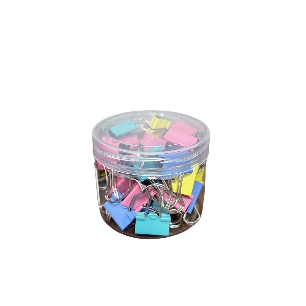 Kit 40 Clips Coloridos Prendedor Borboleta Grampo Mola 19mm