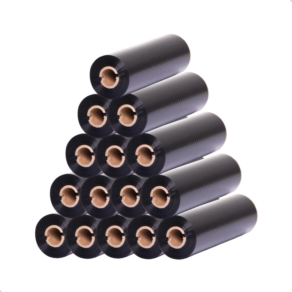 12 Ribbon de Cera 110x74m G42 P/Impressora Térmica Zebra ZD220 GC420T Zd230 Argox OS214 Elgin L42 em Oferta na Shopee