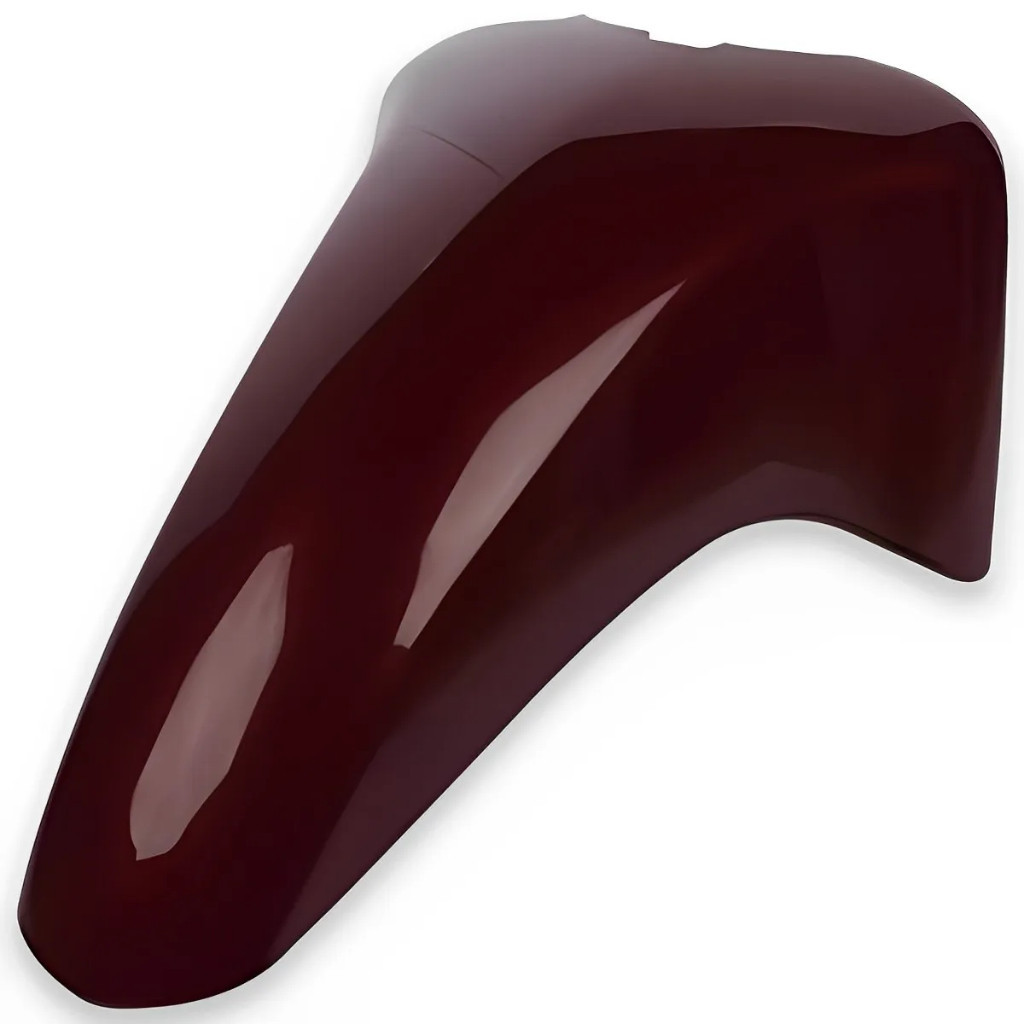 Paralama Dianteiro Moto Honda Biz 125+ EX 2012 ABS 100% Virgem Proteção UV Vermelho Metálico