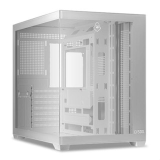 Gabinete Gamer Aquário Mancer CV500L, Mid Tower, Lateral De Vidro, Branco, MCR-CV500L-WH em Oferta na Shopee