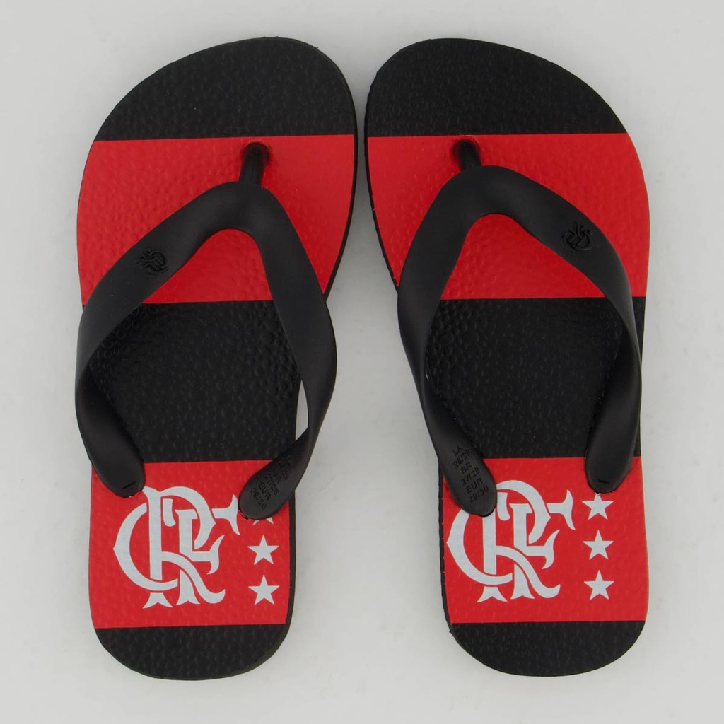 Chinelo Flamengo Manto 81 Infantil Preto
