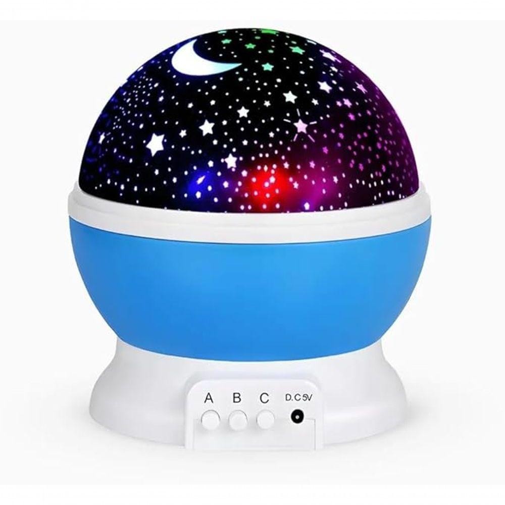 Luminária Projetor Estrelas 360º Abajur Star Master - Home & Living