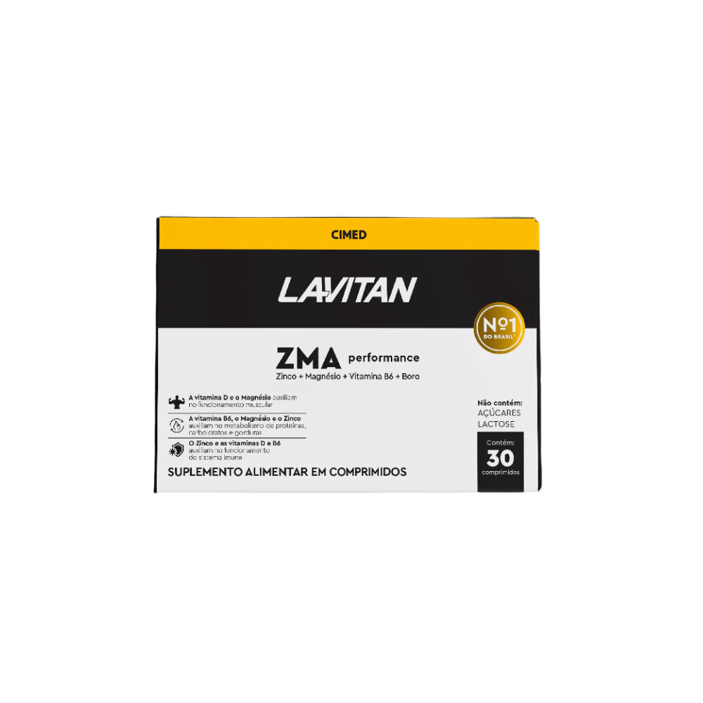 Suplemento Lavitan ZMA Performance Com 30 Caps - Cimed