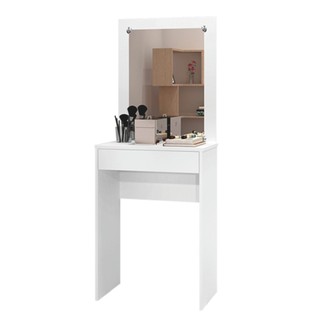 Penteadeira Sofie Com Espelho 1 Gaveta  Branco em Oferta na Shopee