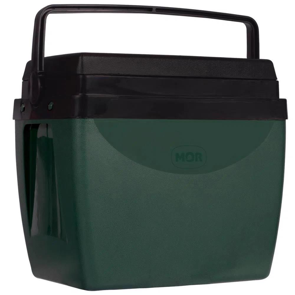 Caixa Térmica 34L Cooler Verde com Preto 25108168 MOR em Oferta na Shopee