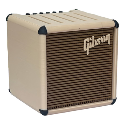 Porta 5 Palhetas Mini Amplificador Gibson Ii Em 3d