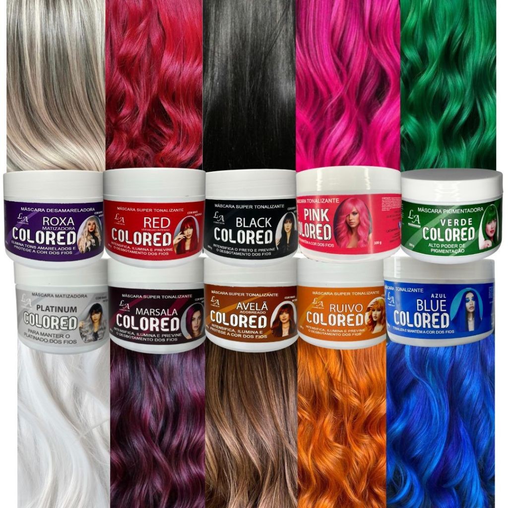 Máscara Matizadora Tonalizante Sem Amônia - Resultado 100% Natural 300g Pronta Entrega em Oferta na Shopee