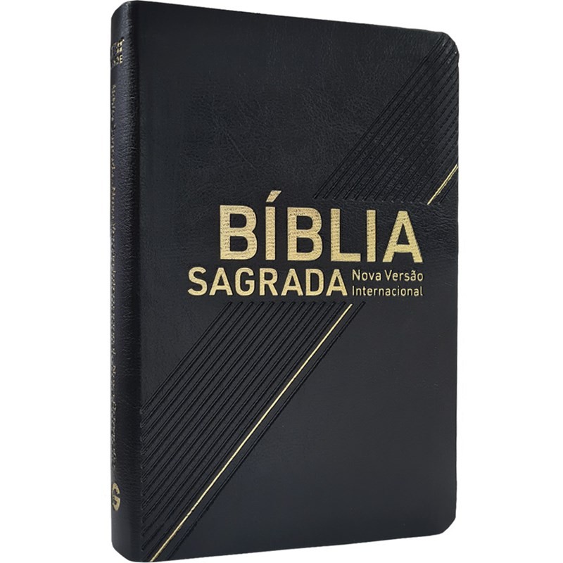 Bíblia Sagrada | Nvi | Letra Grande | Capa Preta Luxo em Oferta na Shopee