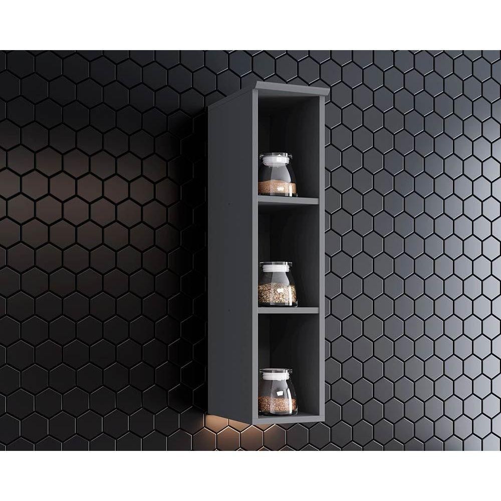 Módulo Cozinha Henn Americana Nicho Aéreo 20x83cm Cinza-Henn em Oferta na Shopee