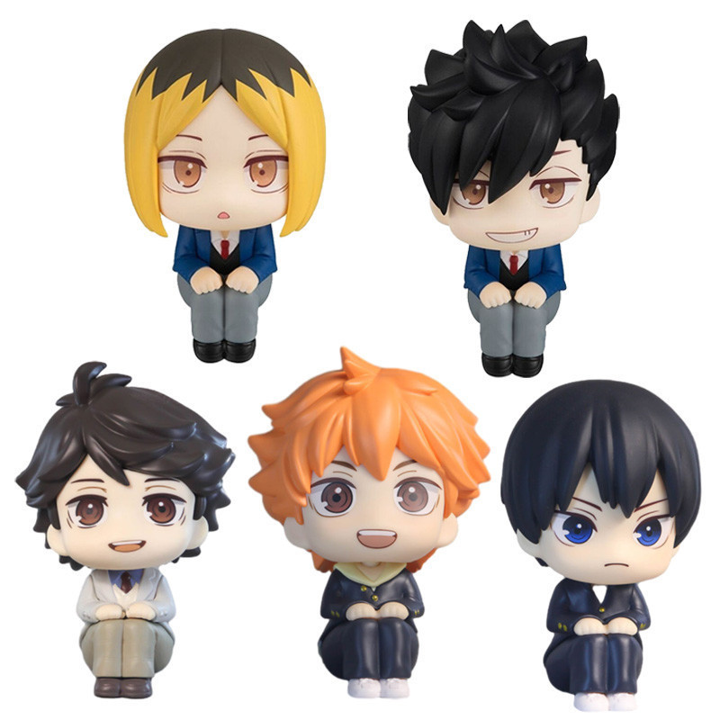 Veja as bonecas de ação Haikyuu Hinata Kozume Kenma Tetsurou Kuroo Shoyo Kageyama Tobio