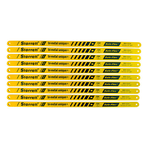 Kit 10 Serra Ferro Starret Bimetal P/ Arco Manual 12  Bs1224