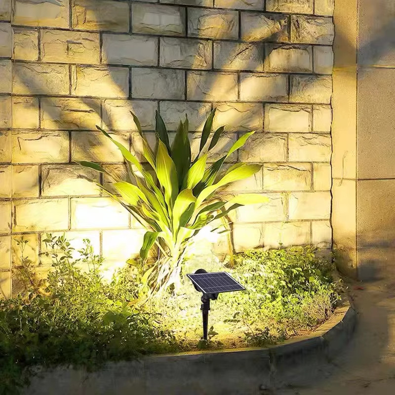 Luminaria Solar Luz Led Com Painel Solar Fotovoltaico Jardim Casa Luxo