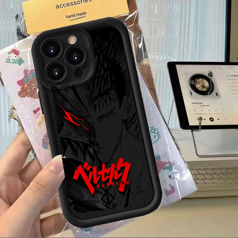 Capinha Para Poco X6 Pro POCO F6 F5 F3 M4 X4 X3 11 Lite 12 M6 C75 C65 M5S X5 Mangá Berserk Resistente A Choques De Capa