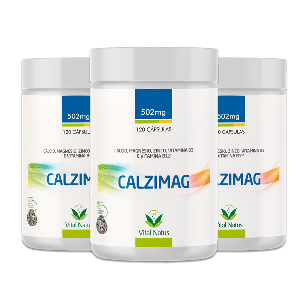 CALZIMAG CALCIO ZINCO MAGNESIO 3x120cps Vita Natus