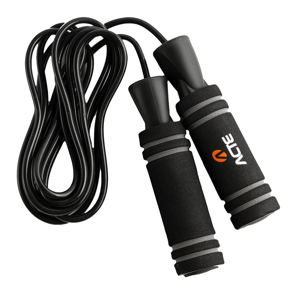 Corda Pular 2,75 m PVC Espuma T3 Preto Acte em Oferta na Shopee