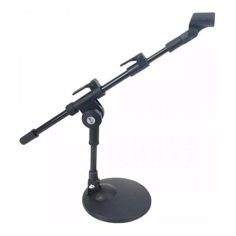 Pedestal De Mesa Suporte Microfone C/ Cachimbo Vector Sm20 P