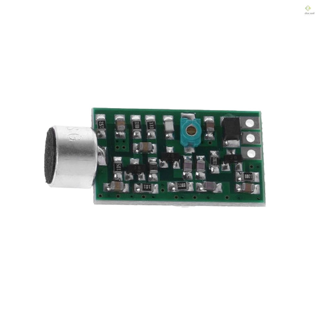 Placa De Módulo Transmissor FM 0.7-9V 88-108MHz De Transmissão De Áudio Microfone Captador Sem Fio