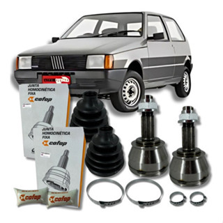 Par Junta Homocinética Roda - Fiat Uno Mille 1.0 1991 1992 1993 1994 em Oferta na Shopee