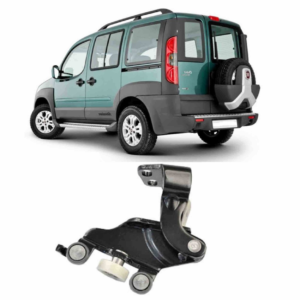 GUIA CENTRAL PORTA LATERAL CORREDICA ESQUERDA DOBLO 2009/2017 em Oferta na Shopee