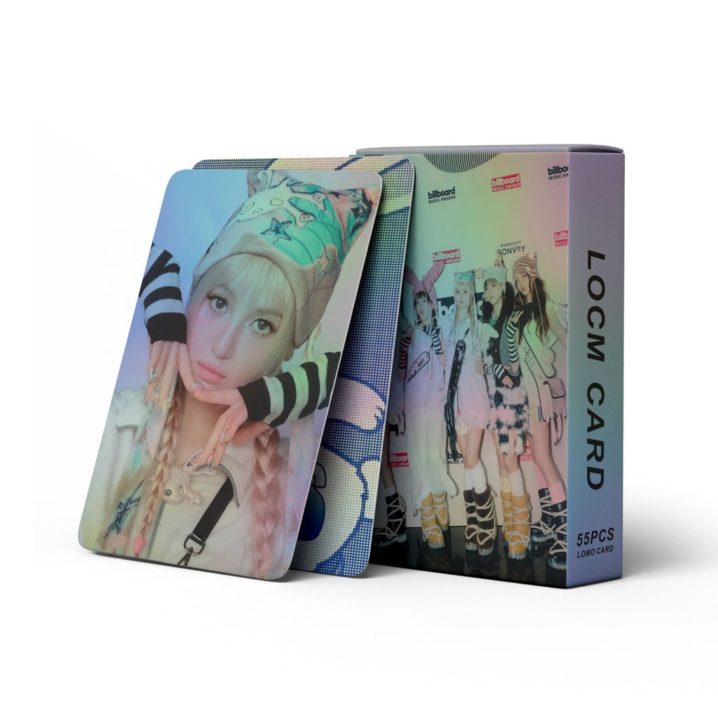 KPOP 55pcs/Box NewJeans Photocards LOMO Cartão Álbum Coleção