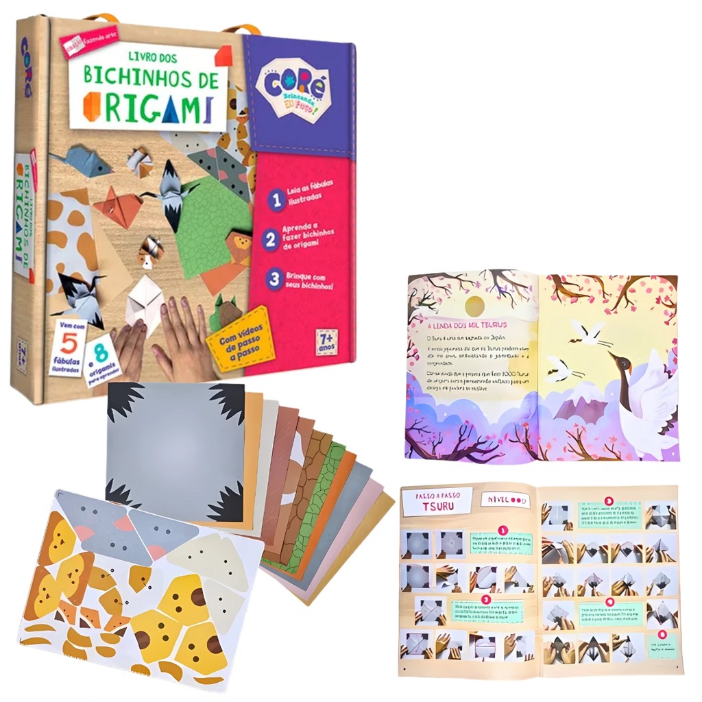 Livro Dos Bichinhos De Origami Arte Artesanato - Toyster em Oferta na Shopee