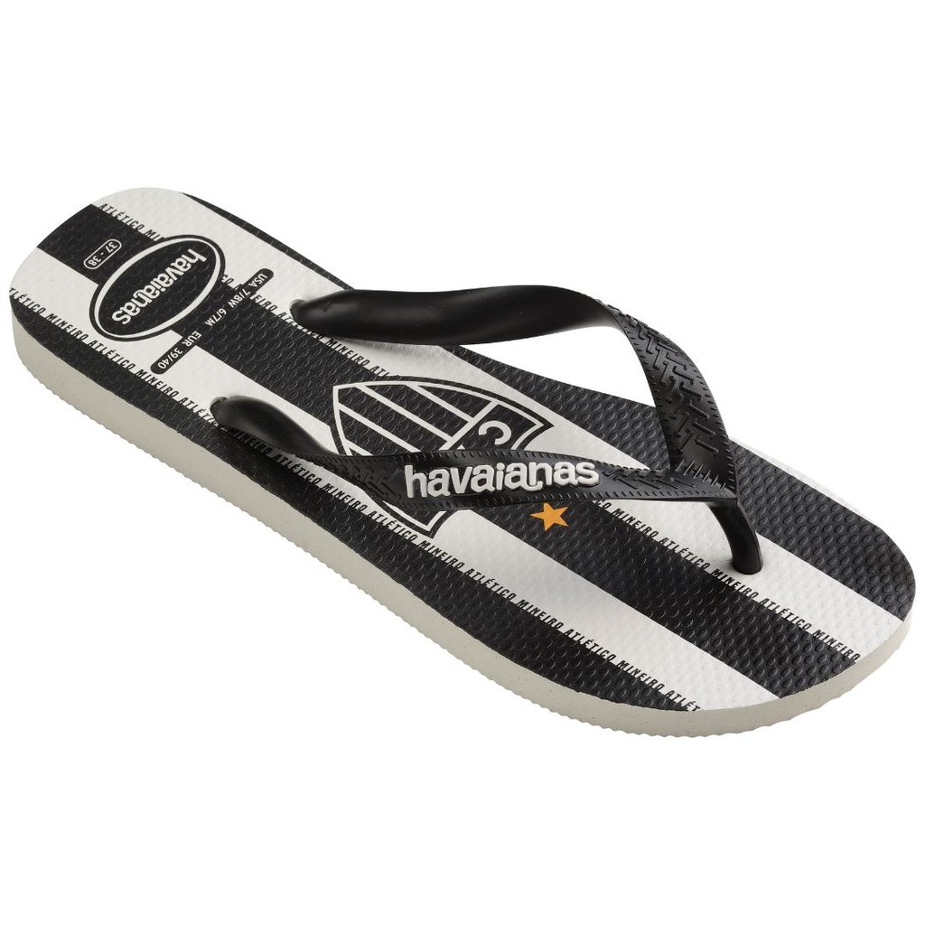 Chinelo Havaianas Top Times Atlético Mineiro E24 41484170001 em Oferta na Shopee