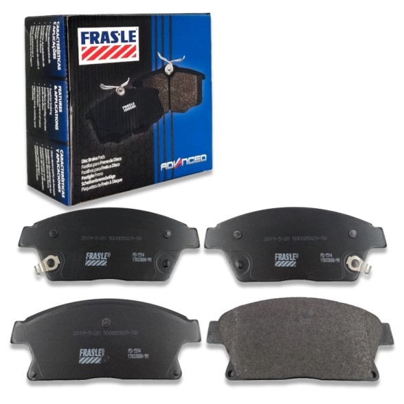 Pastilha de Freio Dianteira Tracker 1.8 16V 2013/2016 - Frasle PD1514