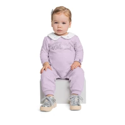 Macacão com Glitter para Bebê Menina Quimby