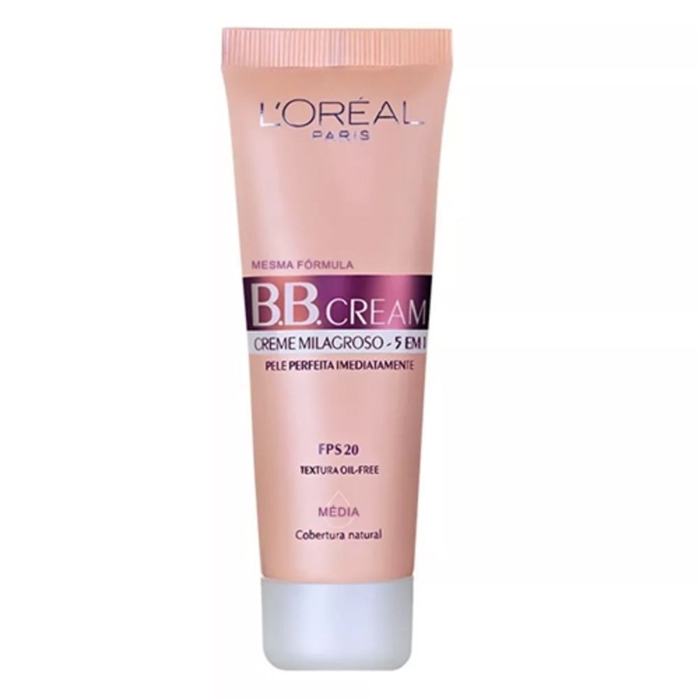L'Oréal Paris 5em1 Fps20 Bb Cream Base Média 30ml em Oferta na Shopee