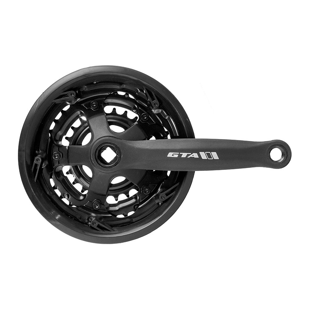 Pedivela Bicicleta Gta Em Aço 170mm 24/34/42 Indexado Mtb 7v 8v - Sports & Outdoors