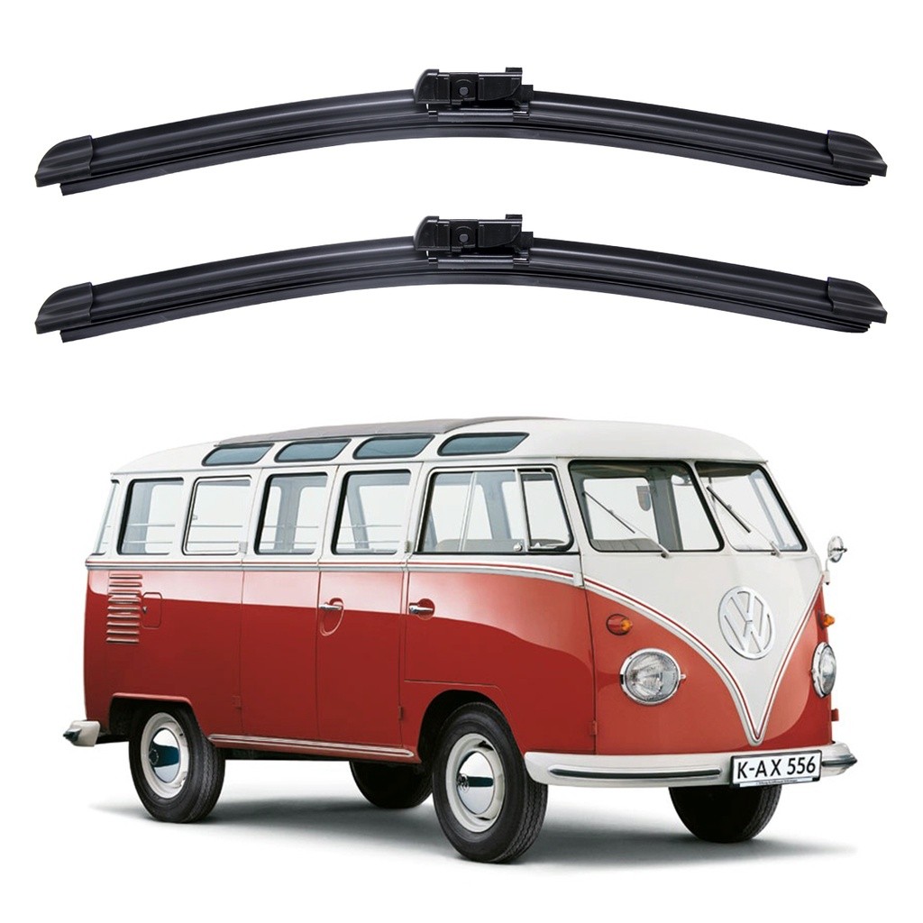 Conjunto Palhetas Silicone Limpador Para-brisa VW Kombi 1975-2011, 14", Alta Resistência