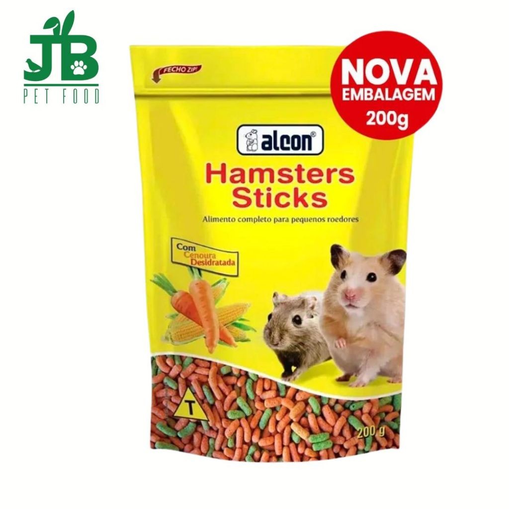 Alcon Hamster Sticks 200gr  *NOVA EMBALAGEM*