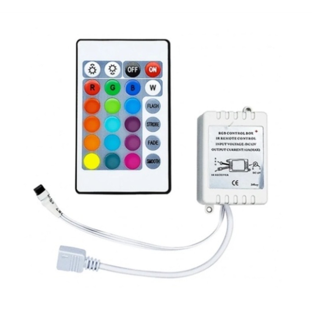 Controle Controlador Para Fita Led Rgb 3528 E 5050 em Oferta na Shopee