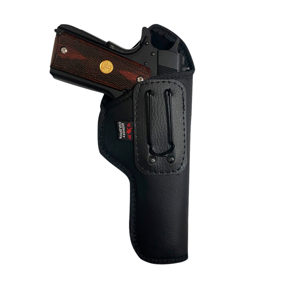 Coldre Velado Para Imbel GC MD2, GC MD7, GC MD6, 1911 em Neoprene e Couro P.U (Sem Aba)