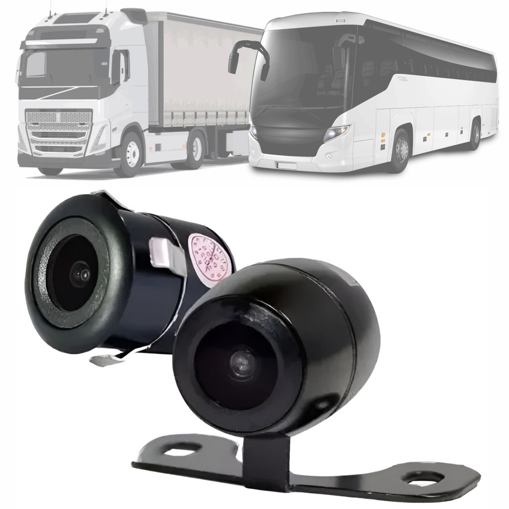Câmera De Ré Borboleta 24v Ônibus Caminhão Roadstar Rs224br em Oferta na Shopee