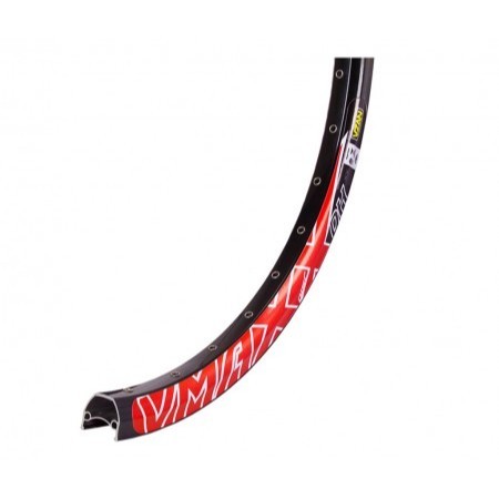 Aro Aero Vzan 26 Vmaxx 36 Furos para Freio a Disco Preto e Vermelho
