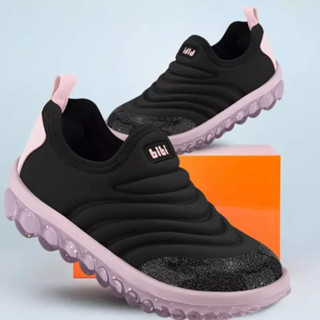 Tênis Bibi Roller 2.0 Escolar Calce Fácil Preto/Rosa Glitter Menina em Oferta na Shopee