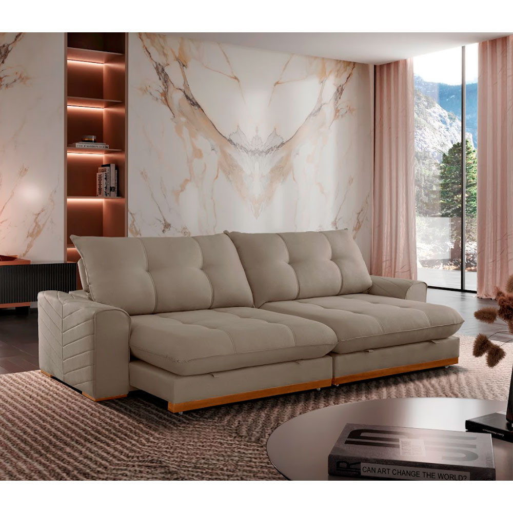 Sofá Argo Veludo 02 Módulos 100 cm B25cm Meu Sofá Online