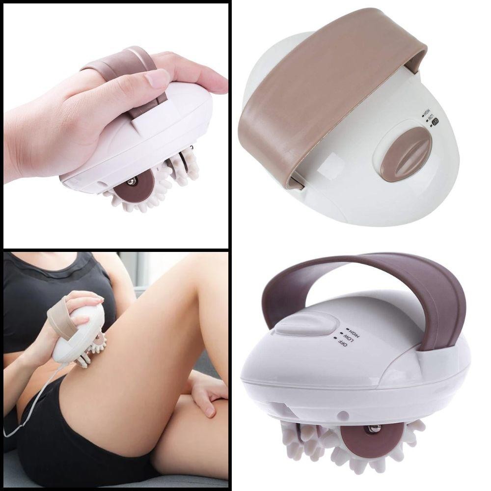Aparelho De Massagem Anti Celulite Massageador Eletrico Queima Gordura Body Slimmer Abdominal Afina Cintura Drenagem Biv