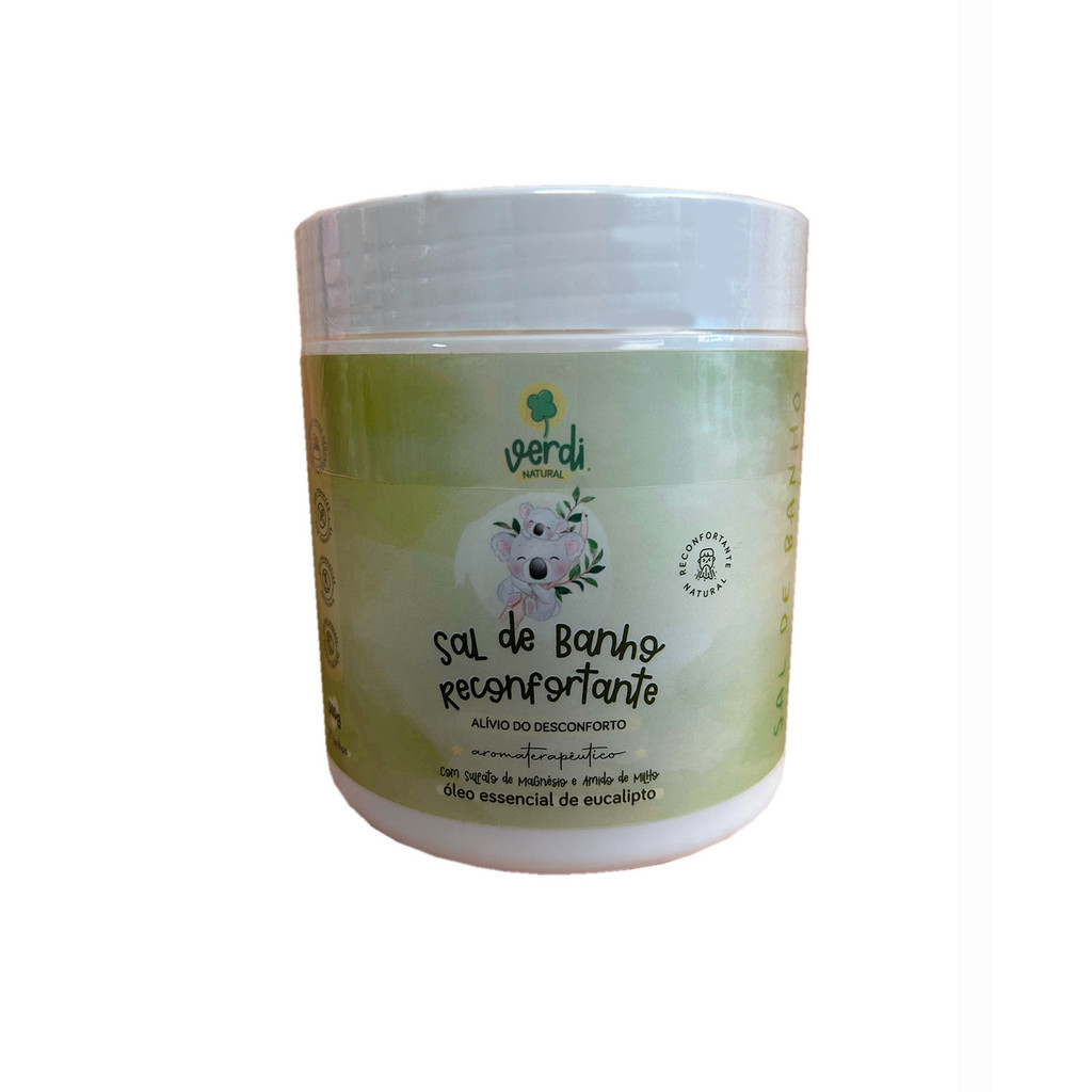 Sal de Banho Reconfortante com Sal de Magnésio Verdi Natural em Oferta na Shopee