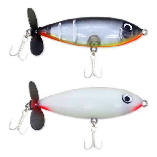 Isca Charutinho Hélice Kv Artificial charuto 7cm kit 2 unid