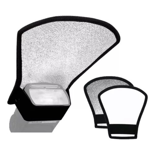 Difusor Rebatedor Universal Em Leque Para Flash 2x1