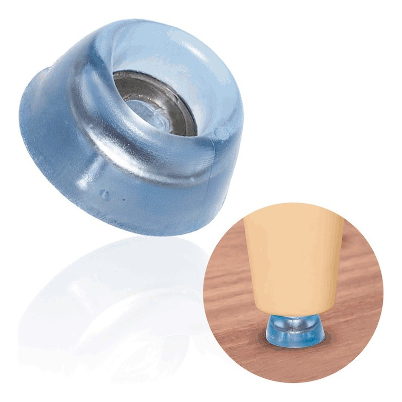 Kit Sapata Pé De Silicone Com Arruela Para Móveis 28mm em Oferta na Shopee