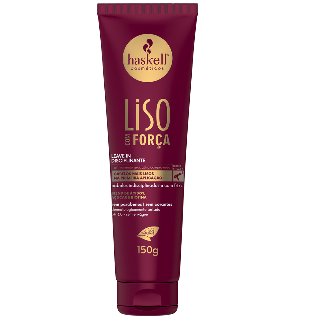 Leave-in Liso com Força 150ml Haskell
