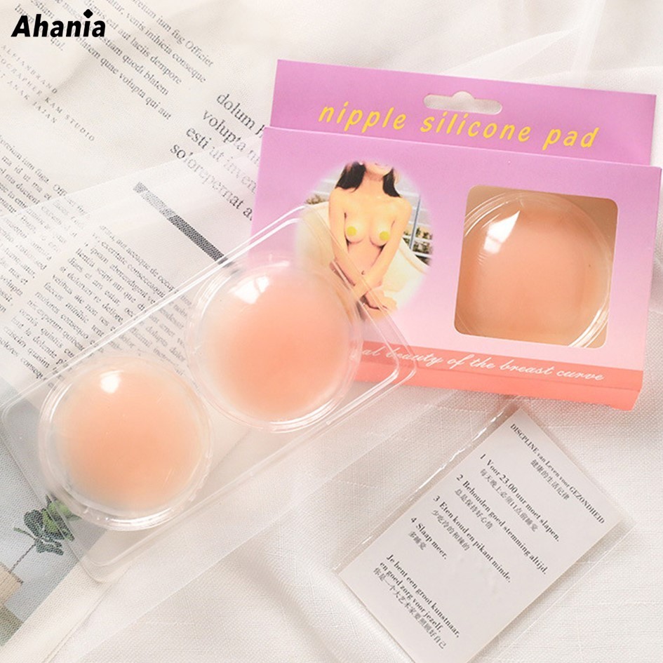 Kit 2 Protetor Seios Tapa Seio Adesivos Para Seios De Silicone Absorvente de Seio Impermeáveis, Respiráveis Cor Nude em Oferta na Shopee