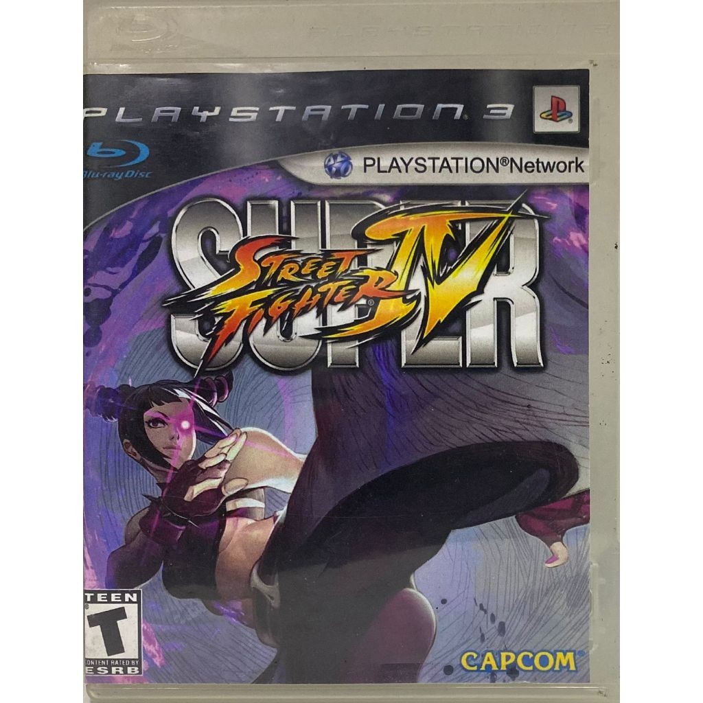 SF Street Fighter 4 SUPER (capa reimpressa) - PS3 - Original